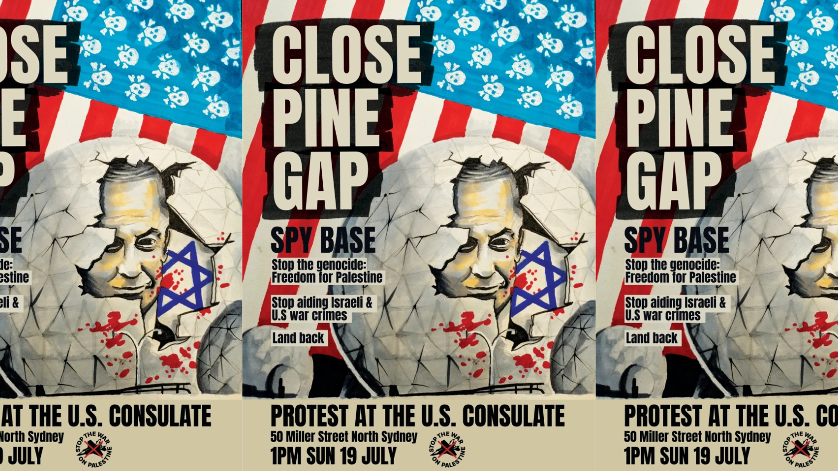 Event poster with details of the event